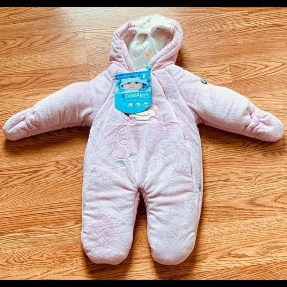 Cold Alert Baby Girl Snowsuit - Picture 1 of 6